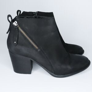 Blondo‎ Womens Nivada Booties Size 8.5 Black Waterproof Zip Up Boots Grunge Goth